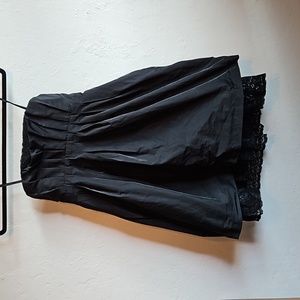 Vintage BCBGeneration Black Polyster strapless Dress